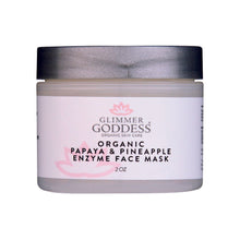 Organic Papaya and Pineapple Enzyme Face Mask by Glimmer Goddess® Organic Skin Care