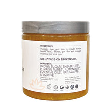 Organic Pumpkin Shea Sugar Body Scrub by Glimmer Goddess® Organic Skin Care