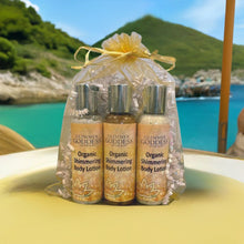 Organic Shimmer Body Lotion Travel Size Gift Set by Glimmer Goddess® Organic Skin Care / Buddify