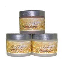 Organic Shimmering Whipped Body Butter Trio by Glimmer Goddess® Organic Skin Care