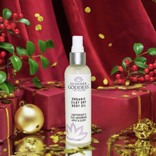 Organic Silky Dry Body Oil - 4 oz. by Glimmer Goddess® Organic Skin Care