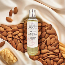 Organic Sweet Almond Silky Skin Oil - 48 Hour Hydration by Glimmer Goddess® Organic Skin Care / Buddify