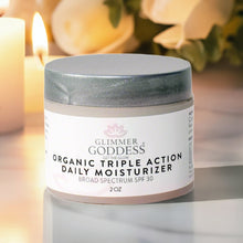 Triple Action Daily Organic Face Moisturizer by Glimmer Goddess® Organic Skin Care / Buddify