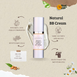 Organic Vitamin C Eye Serum For Dark Circles by Glimmer Goddess® Organic Skin Care