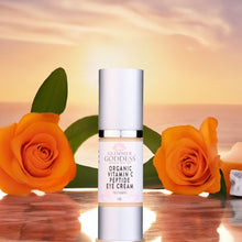 Organic Vitamin C Eye Serum For Dark Circles by Glimmer Goddess® Organic Skin Care