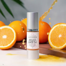 Organic Vitamin C Serum 20% Firm & Glow Serum by Glimmer Goddess® Organic Skin Care / Buddify