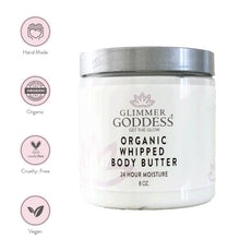 Organic Whipped Body Butter by Glimmer Goddess® Organic Skin Care