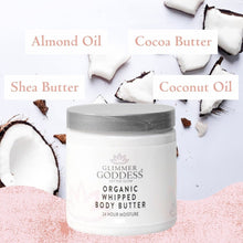 Organic Whipped Body Butter by Glimmer Goddess® Organic Skin Care