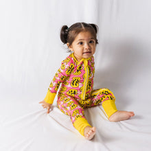 TRIPPY SMILES PINK BAMBOO ZIPPY by NIXX BABY / Buddify