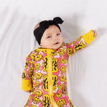 TRIPPY SMILES PINK BAMBOO ZIPPY by NIXX BABY / Buddify