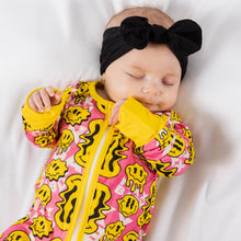 TRIPPY SMILES PINK BAMBOO ZIPPY by NIXX BABY / Buddify