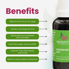 Preservative Eco antimicrobia skincare, haircare, and suncare formulations by Aromantic UK / Buddify