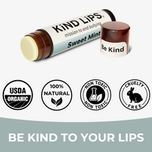 Sweet Mint Organic Lip Balm by Kind Lips / Buddify