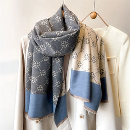 Winter Double Sided Cashmere Feel Scarf by ZenDrop Shipping
