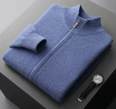 Pure Cashmere Turtleneck Cardigan by ZenDrop Shipping