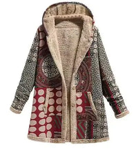 Winter Retro Hooded Cashmere Jacket for Women by ZenDrop Shipping