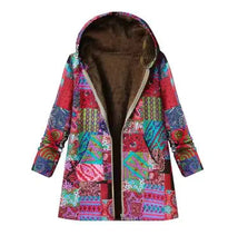 Winter Retro Hooded Cashmere Jacket for Women by ZenDrop Shipping