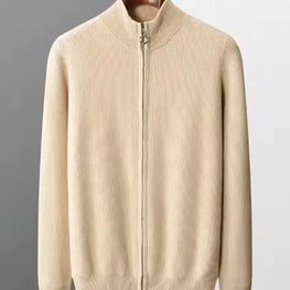 Pure Cashmere Turtleneck Cardigan by ZenDrop Shipping