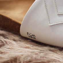 'YANG' - Weiße Sandalen, monochrom / einfarbig - vegan by Fünve / Buddify