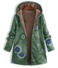 Winter Retro Hooded Cashmere Jacket for Women by ZenDrop Shipping