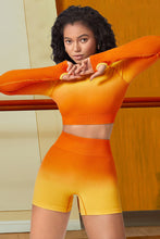 Gradient Sports Top and Shorts Set by Trendsi