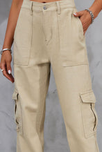 Buttoned High Waist Jeans with Pockets by Trendsi