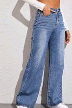 High Waist Wide Leg Jeans by Trendsi