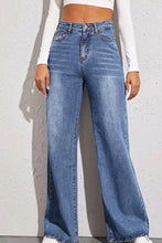 High Waist Wide Leg Jeans by Trendsi