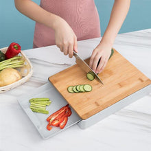 Cutting Board with Containers by fashioncafee.com