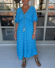 Casual V-neck dress by Trendsi