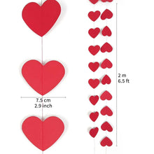 Happy Valentine's Day Theme Party Garland Love Paper Strand by USAdrop