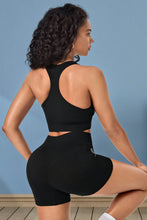 Cropped Sports Tank and Shorts Set by Trendsi