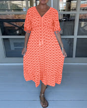 Casual V-neck dress by Trendsi