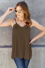 Basic Bae Full Size Lace Trim V-Neck Cami by Trendsi