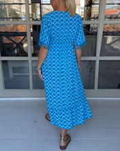 Casual V-neck dress by Trendsi