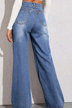 High Waist Wide Leg Jeans by Trendsi