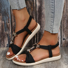 Roman Style Flat Sandals by fashioncafee.com