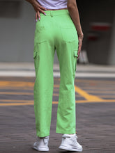 Straight Leg Cargo Pants by Trendsi