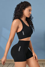 Cropped Sports Tank and Shorts Set by Trendsi
